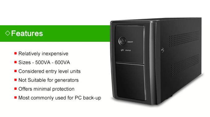Sinusoide modificata alta qualità offline di UPS 650va 850va 1000va 1500va del computer con il CE di AVR