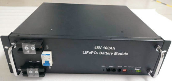 immagazzinamento dell'energia di capacità elevata della batteria 4800WH del fosfato del ferro del litio 100A