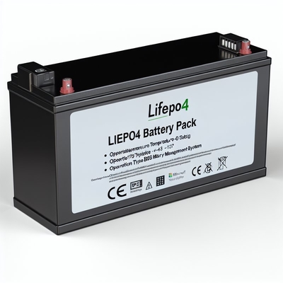 Batteria LiFePO4 dal design compatto per stoccaggio -20-45°C e -29-45°C con BMS integrato