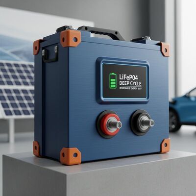Fonte di alimentazione a batteria LiFePO4 a ciclo profondo con lunga durata per applicazioni di accumulo di energia rinnovabile e veicoli elettrici