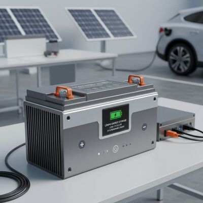 Soluzione di accumulo di energia con pacco batteria LiFePO4 a lunga durata, adatta per veicoli elettrici e sistemi di energia rinnovabile