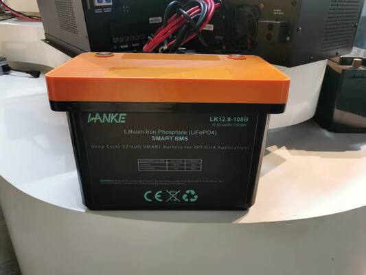 12.8V 100Ah LiFePO4 batteria con 6000 cicli per lo stoccaggio dell'energia solare
