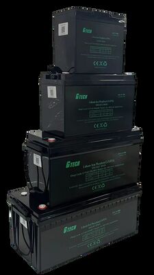 G TECH 12.8V314AH Sostituzione dell'acido di piombo LiFePO4 Batteria 6000 volte Lunga durata del ciclo