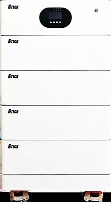 G TECH Batteria impilabile LiFePO4 da 20,48 kWh con 6000 cicli di vita per accumulo di energia solare