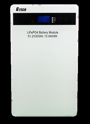 51.2V 200Ah 10KWH ESS LiFePO4 batteria con 6000 lunghi cicli di vita per lo stoccaggio di energia solare residenziale