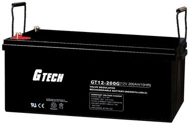 La valvola ha regolato la batteria al piombo sigillata 12V 200Ah, batteria al piombo del ciclo profondo per solare