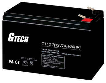 Tipo terminale batteria 12v 7ah per le Telecomunicazioni, sistema solare, sistema di vrla T1/T2 di allarme