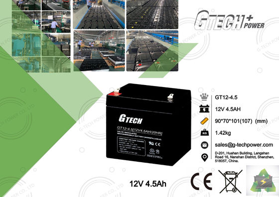 Batteria al piombo sigillata regolata valvola 12v 4.5ah per il sistema di allarme
